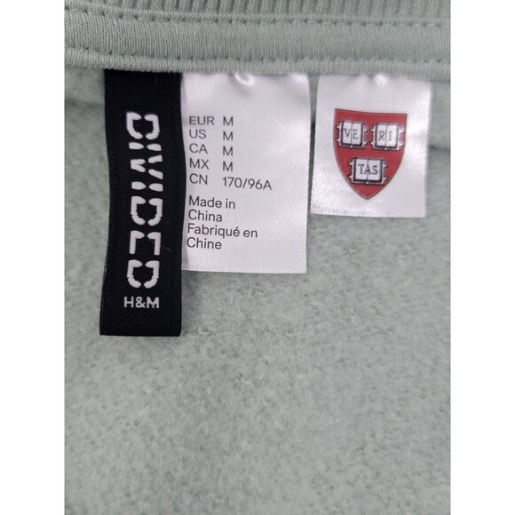 Divided Harvard University Sweatshirt Size Medium Women's Green Purple Logo - Picture 4 of 5